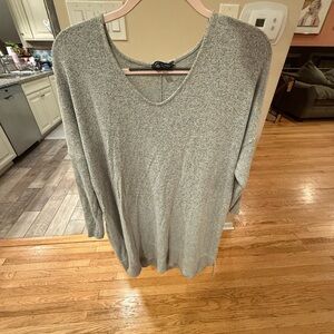 American Eagle Soft Knit Sweater Dress – Gray – Size L
